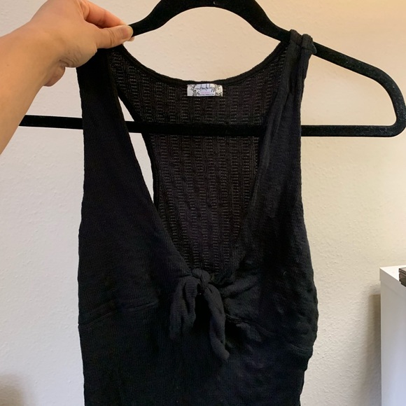 Free People Intimately Black Tie Tank - Picture 5 of 5